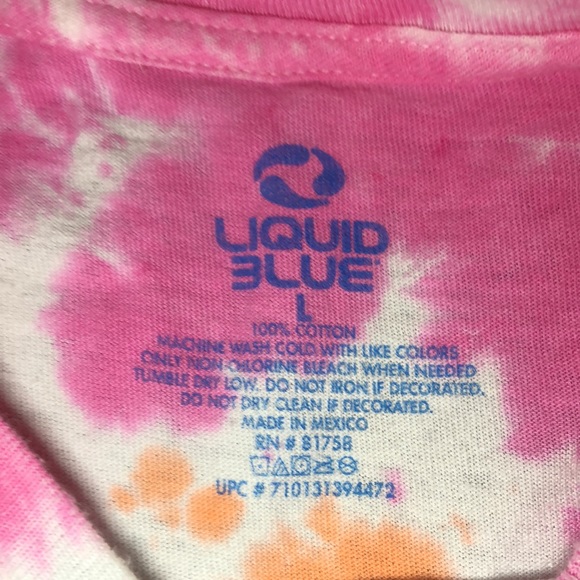 Liquid Blue Woodstock Tie Dye Tee Shirt - Picture 5 of 12